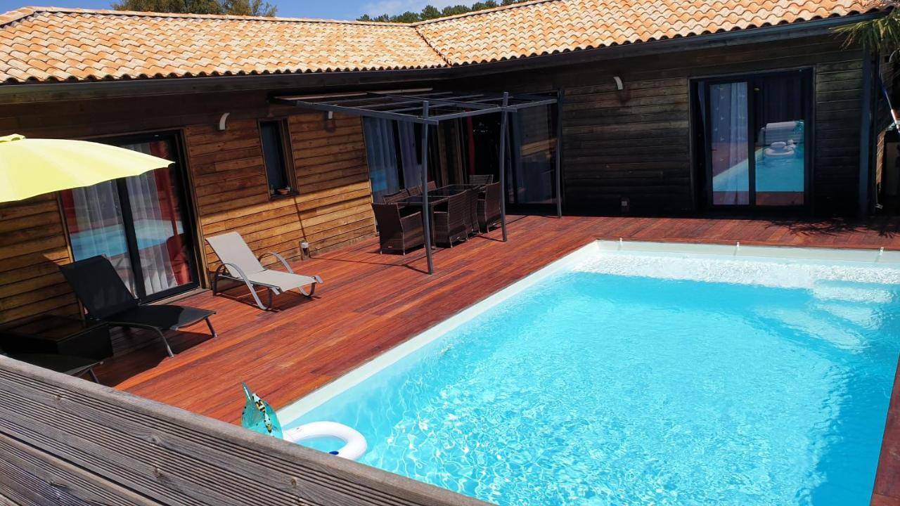 Villa Avec Piscine Chauffee Moliets-et-Maa Exterior foto